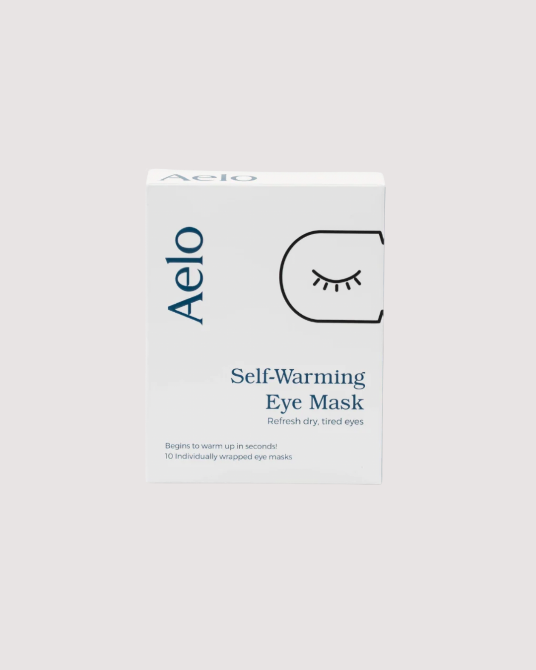 Aelo Self- Warming Eye Masks Fragrance Free (10 pack)